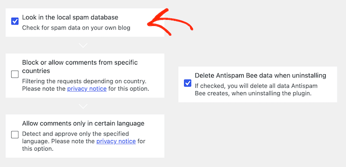 Look in your local spam database