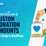 Custom donation amounts with Stripe in WordPress - featured image